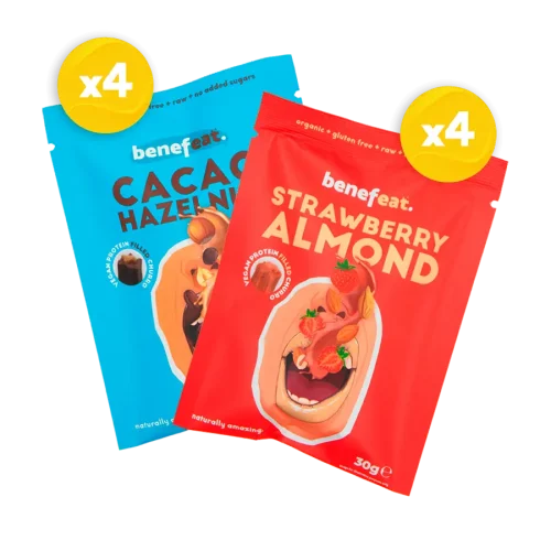 Churros Cacau Avelã + Morango Amêndoa