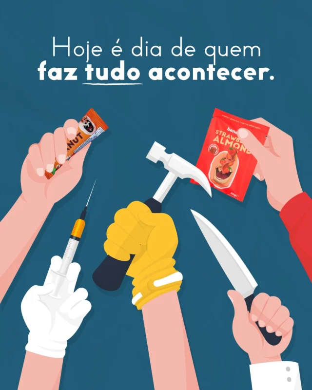 O snack de quem resolve, cria, entrega, ensina, cuida… 🛠️🩵