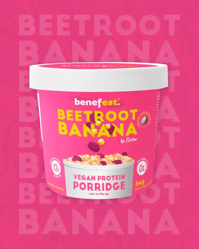 Afinal "aveia" outra! Da terra para o copo, esta papa junta dois sabores improváveis, proteína vegetal e um topping que dá textura. 🫜🍌 Conta até 3 (minutos) e está pronta!

#benefeat #organicfood #snacksaudavel #vegan #veganfood #healthyfood #bio #papasdeaveia #beterraba #banana